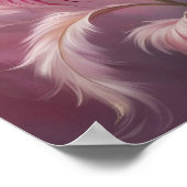 Enchanted Thistle: een droomachtige bloemenfantasi Poster (Hoek)