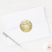 Enchanted Toadstool Baby shower Envelope Seals Ronde Sticker (Envelop)