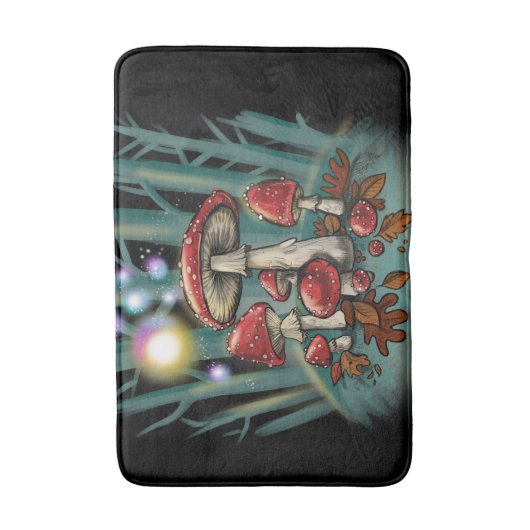 Enchanted Toadstools Badmat (Voorkant Verticaal)