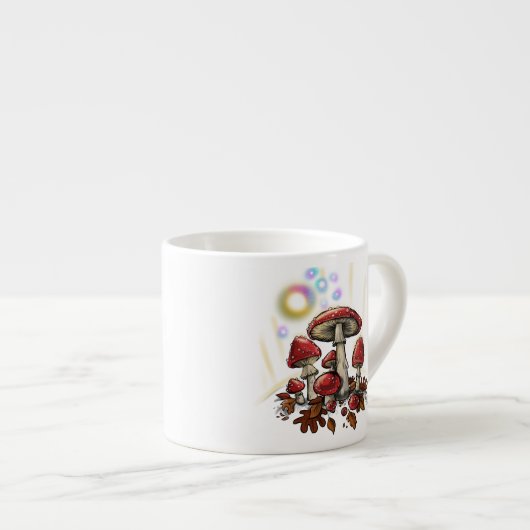 Enchanted Toadstools Espresso Kop (Voorkant rechts)