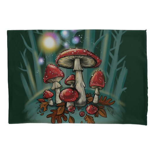 Enchanted Toadstools Kussensloop (Voorkant)