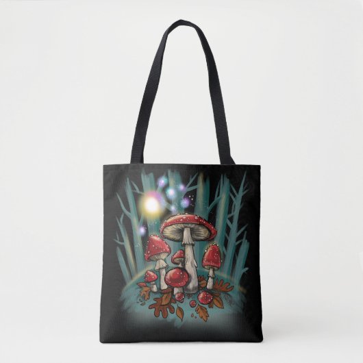 Enchanted Toadstools Tote Bag (Voorkant)
