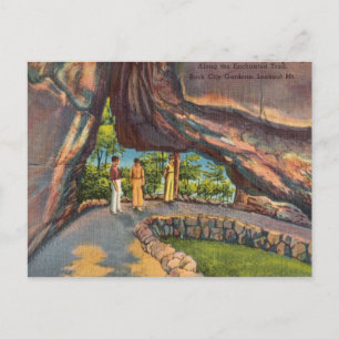 Enchanted Trail, Rock City Gardens, Lookout Mt. Briefkaart