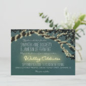 Enchanted Tree Branch rustieke bruiloft uitnodigin Kaart (Staand voorkant)