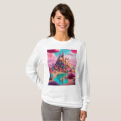 Enchanted Treehouse: grillige bos T-shirt Desi (Voorkant volledig)