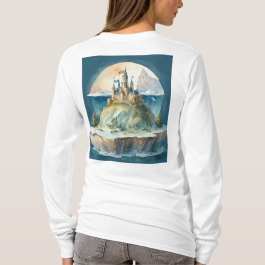 Enchanted Treehouse: grillige bos T-shirt Desi (Achterkant)