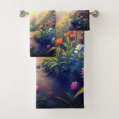 Enchanted Twilight Garden - Magical Forest Gift Bad Handdoek (Insitu)