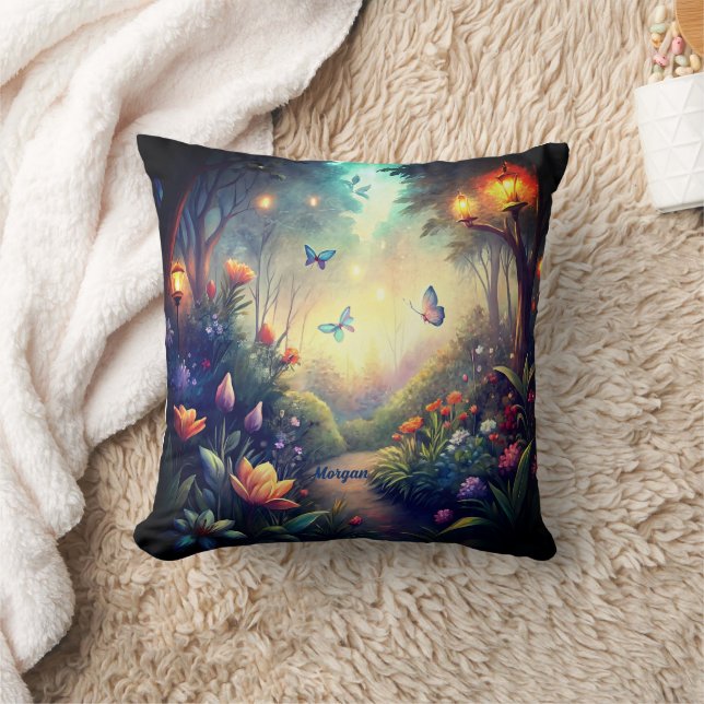 Enchanted Twilight Garden - Magical Forest Gift Kussen (Deken)