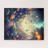 Enchanted Twilight Garden - Magical Forest Gift Legpuzzel (Horizontaal)