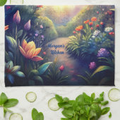 Enchanted Twilight Garden - Magical Forest Gift Theedoek (Gevouwen)