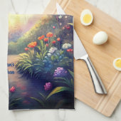 Enchanted Twilight Garden - Magical Forest Gift Theedoek (Quarter Fold)