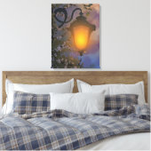 Enchanted Twilight Lamp Canvas Afdruk (Insitu (Slaapkamer))