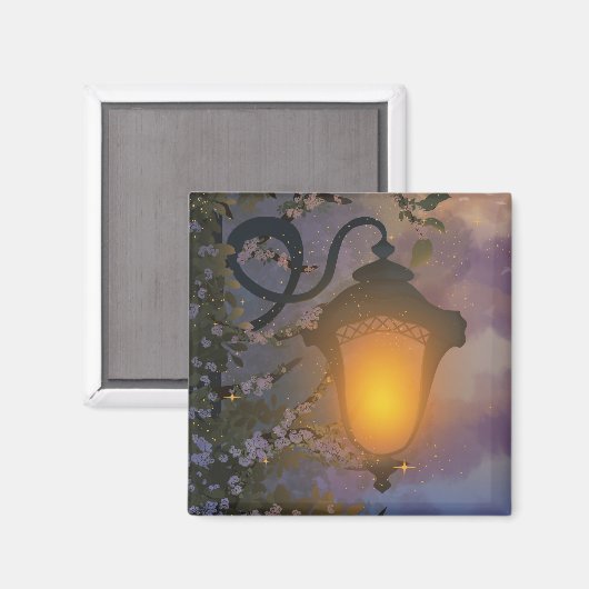 Enchanted Twilight Lamp Magnet (Voorkant / Achterkant)