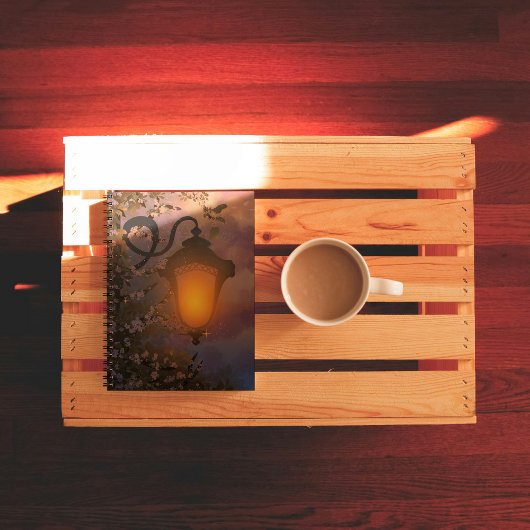 Enchanted Twilight Lamp Notebook Notitieboek