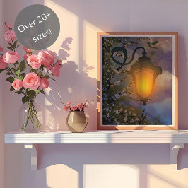 Enchanted Twilight Lamp Wall Poster