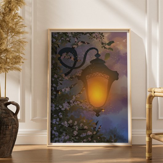 Enchanted Twilight Lamp Wall Poster