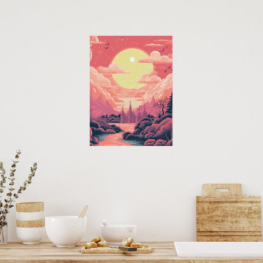 Enchanted Twilight Poster (Keuken)