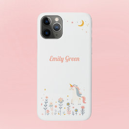 Enchanted Unicorn and Floral Garden Phone Case