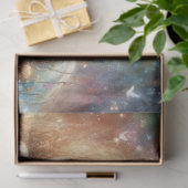 Enchanted Unicorn and Girl Woodland Decoupage Tissuepapier (Geschenk)