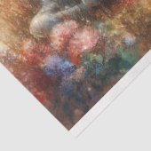 Enchanted Unicorn and Girl Woodland Decoupage Tissuepapier (Detail)