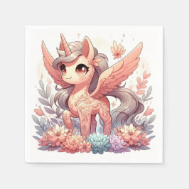 Enchanted Unicorn Baby shower Servet
