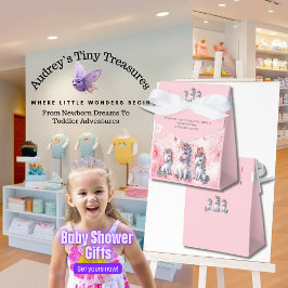 Enchanted Unicorn Baby shower voorkeurskisten Bedankdoosjes