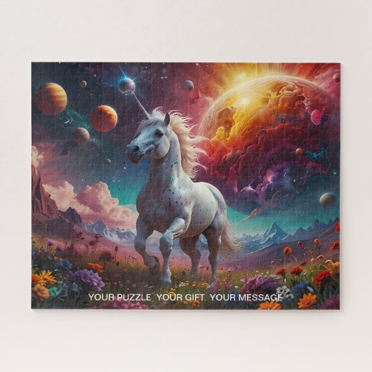 Enchanted Unicorn Fantasy Legpuzzel (Horizontaal)