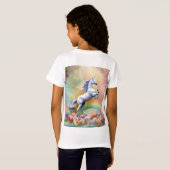 Enchanted Unicorn Forest T-shirt Design (Achterkant volledig)