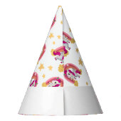 Enchanted Unicorn verjaardagsfeest Pet Feesthoedjes (Achterkant)