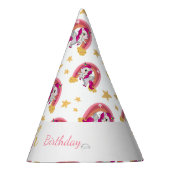 Enchanted Unicorn verjaardagsfeest Pet Feesthoedjes (Rechts)