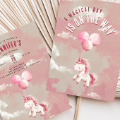 Enchanted Unicorn - Waanzinnig eerste verjaardagsf Kaart