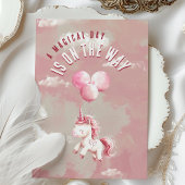 Enchanted Unicorn - Waanzinnig eerste verjaardagsf Kaart