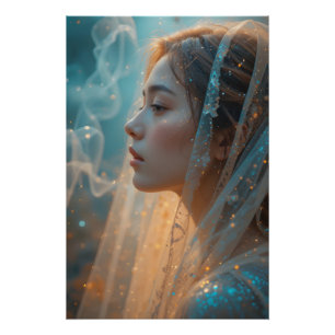 Enchanted Veil Portrait Perfect Poster