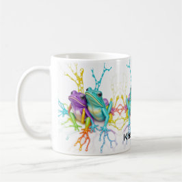 Enchanted Vibrant Frog Besties CoCo Koffiemok