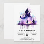 Enchanted Wand Wielder Verjaardag Kaart (Voorkant / Achterkant)