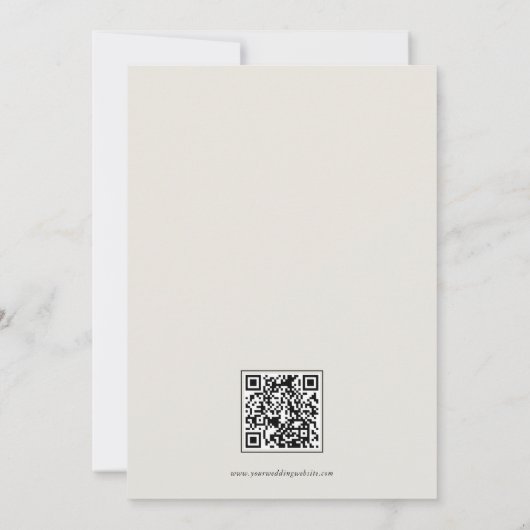 Enchanted Waterverf Forest Boho Wedding Details Kaart (Achterkant)