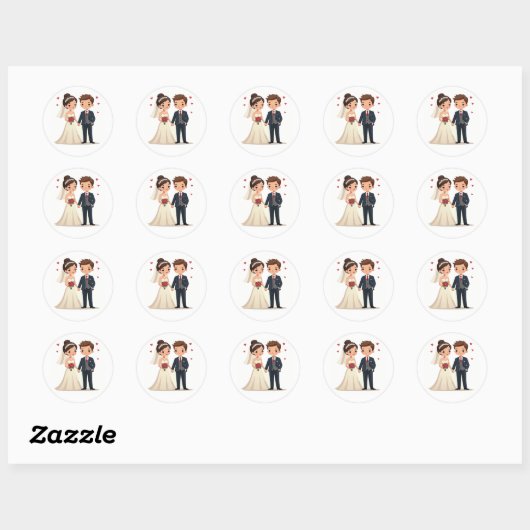 Enchanted Wedding Day Stickers (Vel)