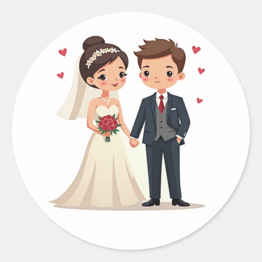 Enchanted Wedding Day Stickers (Voorkant)