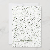 Enchanted Whimsical Typografie 2-foto Feestdagenkaart (Achterkant)