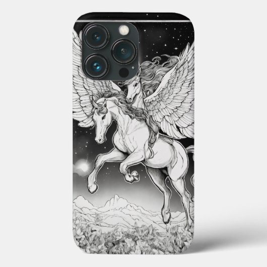 Enchanted Whimsy: Eenhoorn Fantasy Case-Mate iPhone Case (Achterkant)
