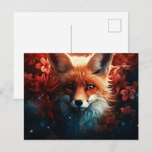 Enchanted Whispers of the Fox Briefkaart