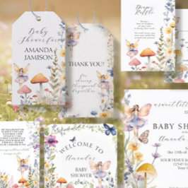 Enchanted Wildflower Fairy Garden Boeken voor Baby Informatiekaartje