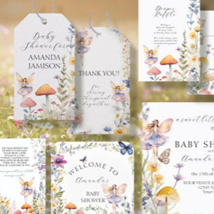 Enchanted Wildflower Fairy Garden Boeken voor Baby Informatiekaartje