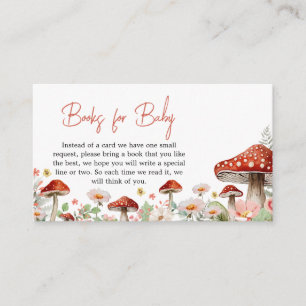 Enchanted Wildflower Mushroom Boeken voor Baby Informatiekaartje