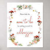 Enchanted Wildflower Mushroom Envelope Station Poster (Voorkant)