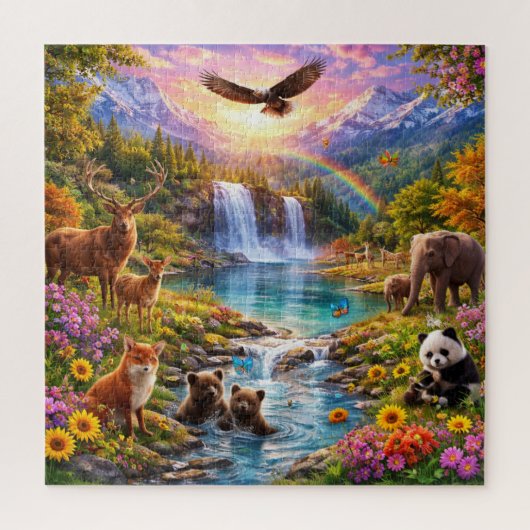 Enchanted Wildlife Valley Nature Puzzle Legpuzzel (Verticaal)