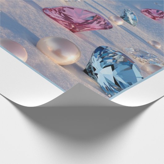 Enchanted Winter Elegance Wrapping Paper Cadeaupapier (Hoek)