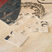 Enchanted Winter: Het meisje en het hert Legpuzzel (Zijkant)