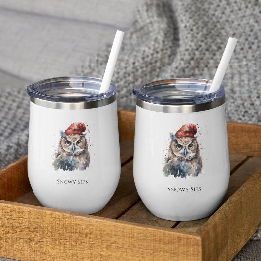 Enchanted Winter Owl, op maat