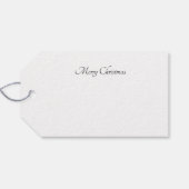 Enchanted Winter Owl, op maat Cadeaulabel (Achterkant Horizontaal)
